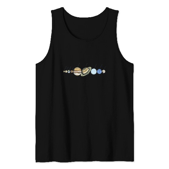 Solar System Astrophysic Planets, Solar System Tank Tops
