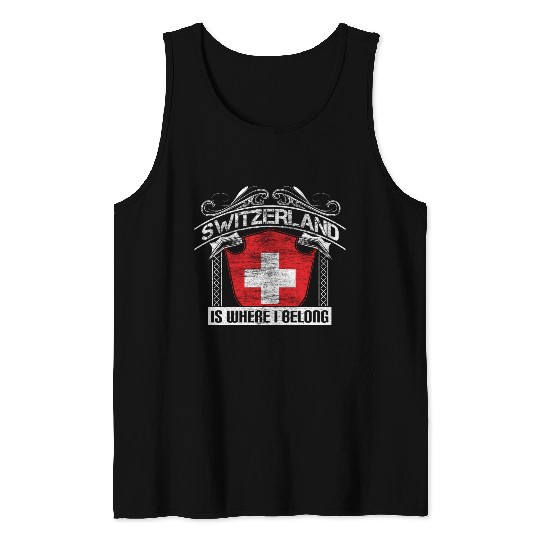 Switzerland Matterhorn State Tank Tops