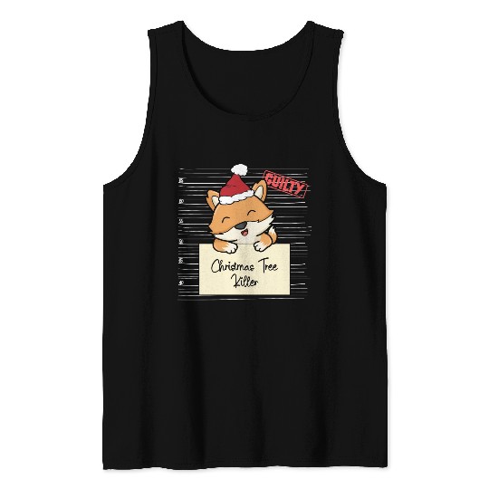 Fox christmas funny prison Tank Tops