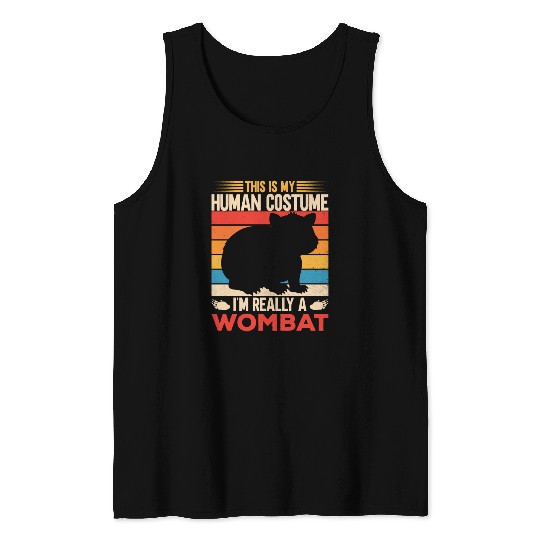 Combat Wombat For A Wombats Lover Tank Tops