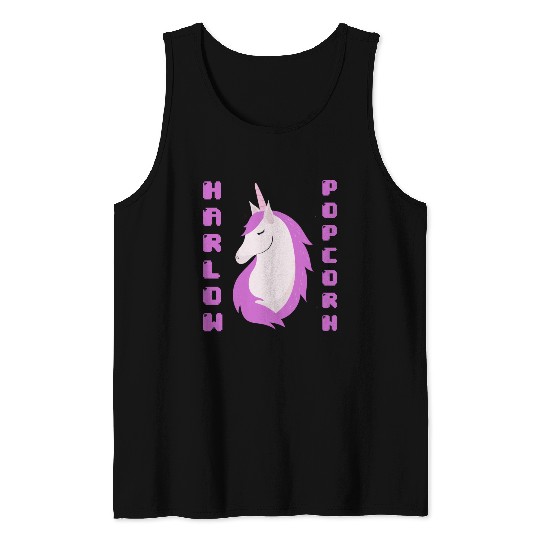 Harlow And Popcorn Merch Popcorn The Pony Tank Tops
