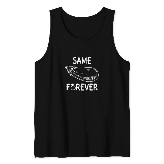 Same Eggplant Forever - Bride Bachelorette Party Tank Tops