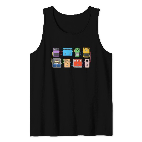 guitar pedals recording studio engineer guitarist Tank Tops