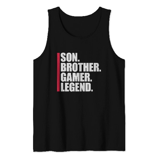 son brother gamer legend Tank Tops