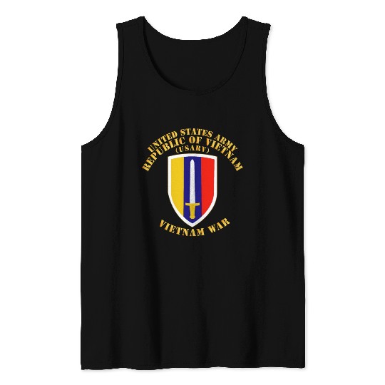 Army US Army Vietnam USARV Vietnam War Tank Tops