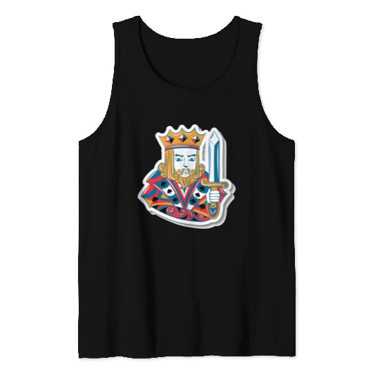 Playing card style Tank Tops