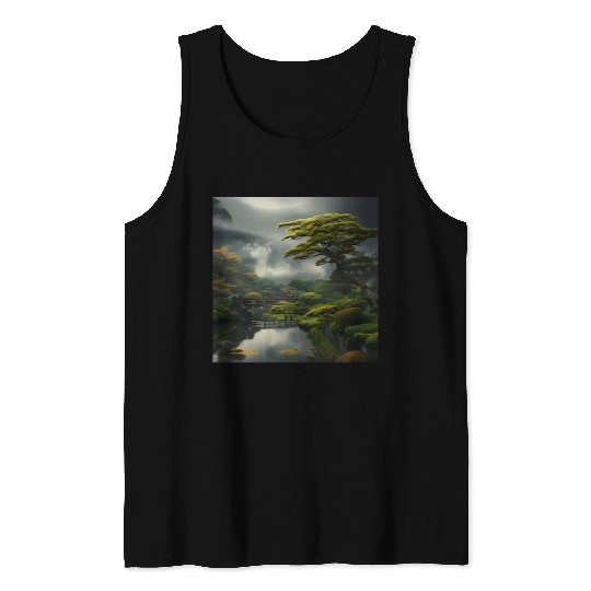 Wild Japanese nature Tank Tops