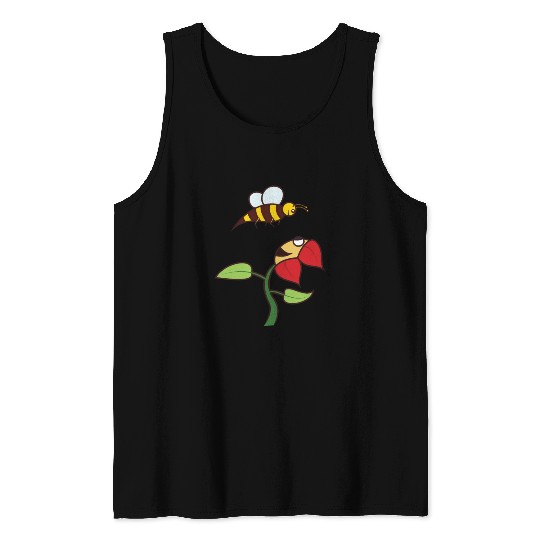 bee flower amazon Tank Tops
