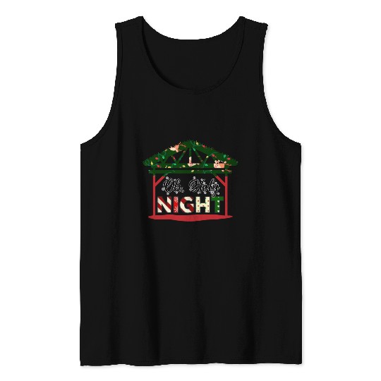 Oh Holy Night Tank Tops