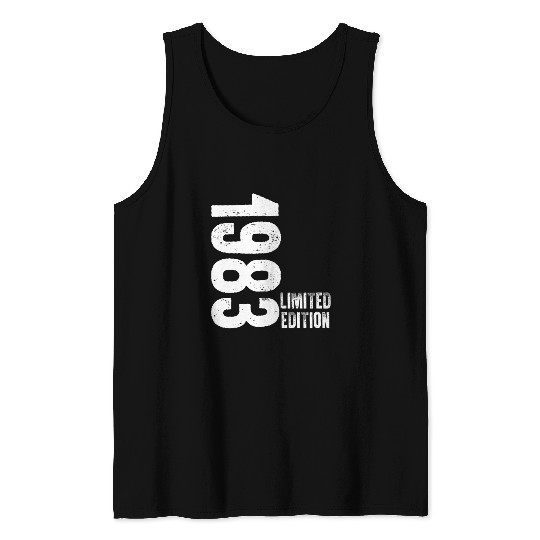 40 Years Vintage 1983 Retro 40th Birthday Tank Tops