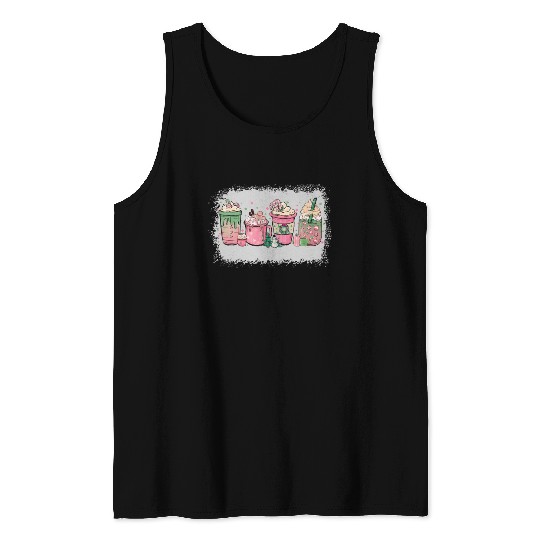 Hot Chocolate Cup Peppermint Mocha Tank Tops