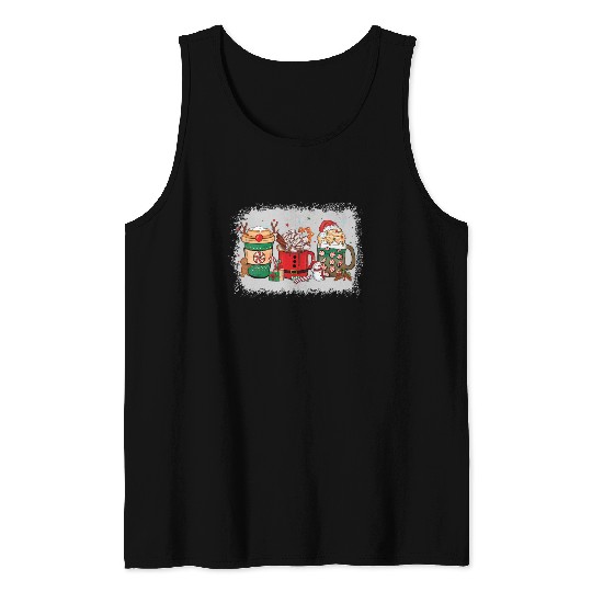 Christmas Hot Chocolate Cup Tank Tops