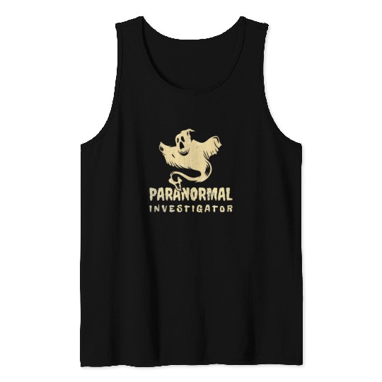 Ghost Hunting Paranormal Investigator Tank Tops