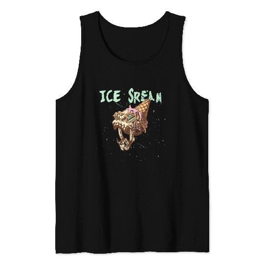 Ice scream Halloween Tank Tops