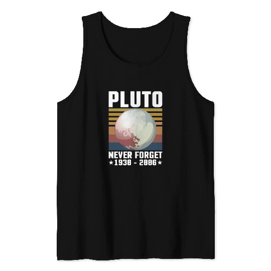 PLUTO NEVER FORGET 1930-2006 Tank Tops