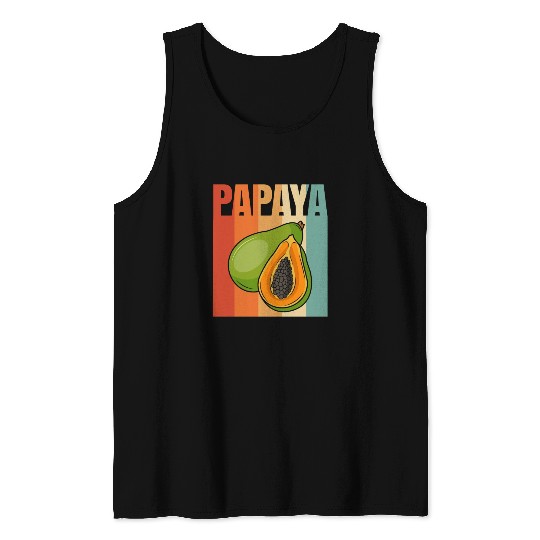 Retro Papaya Tank Tops