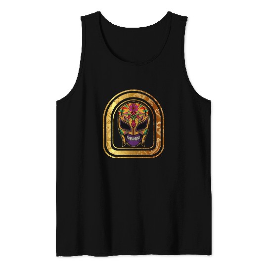 Dia De Los Muertos Tank Tops, Lucha Libre El Santo