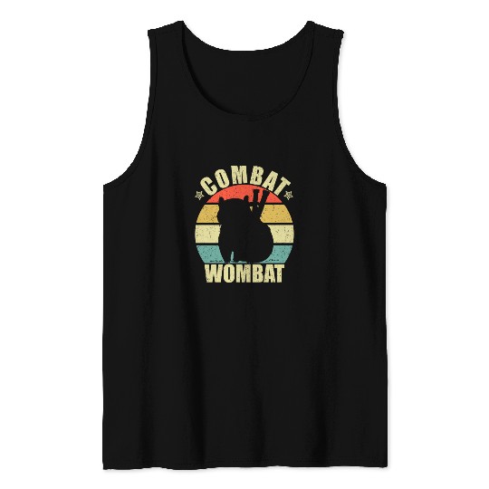 Combat Wombat For A Wombats Lover Tank Tops