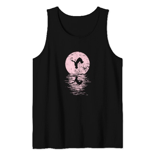 Parkour, Freerunning, Street Workout Acrobatic Tank Tops