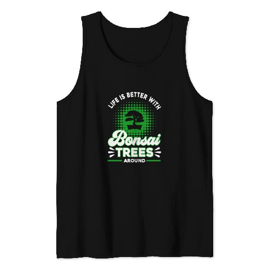 Bonsai Tree Owner Gift Bonsai Tree Gardening Tank Tops