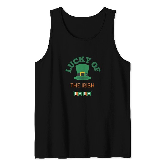 luck of the irish , St Patrick day Tank Tops