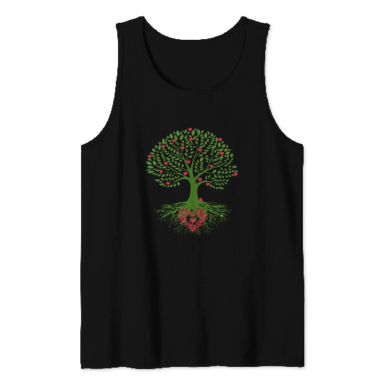 Tree - love Tank Tops