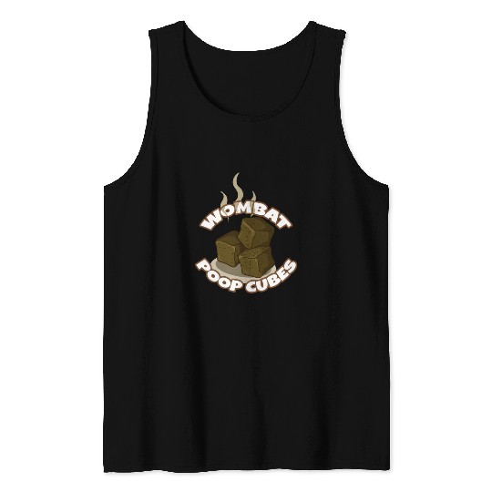 Wombat Poop Cubes Tank Tops