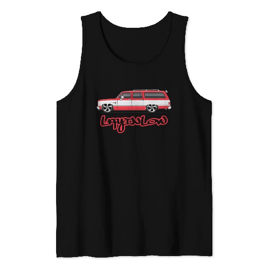 layinlow Cardinal Red Tank Tops