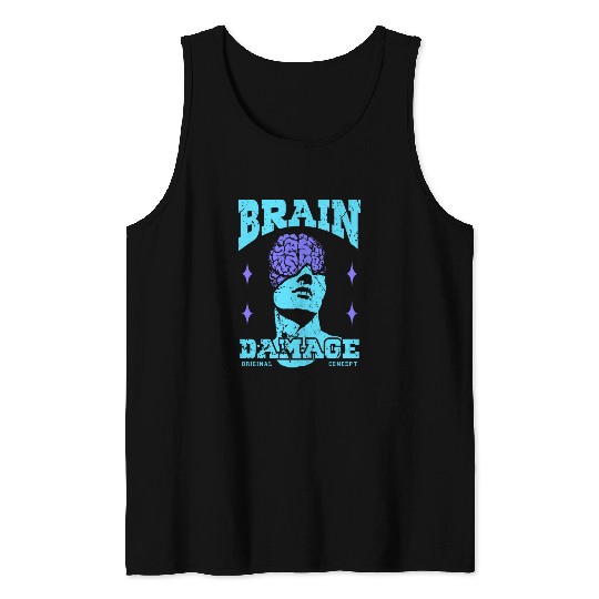 Brain Damage Streetwear Tank Tops
