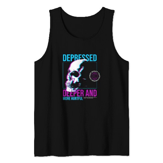 Depressed Streetwear Tank Tops