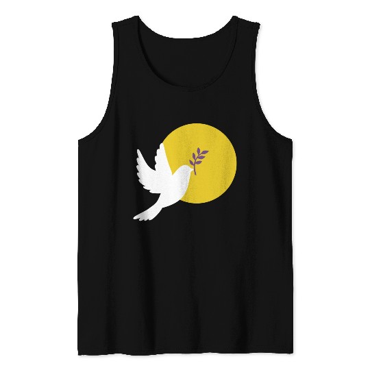peace dove purple peace Ukraine Tank Tops