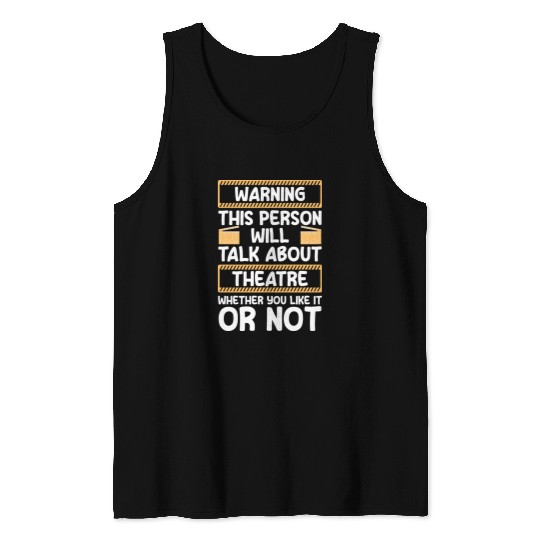 Theater Direction Drama Club Tank Tops
