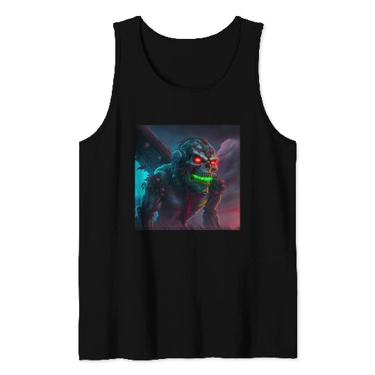 ZOMBIE IRON MAIDEN (version 15) Tank Tops