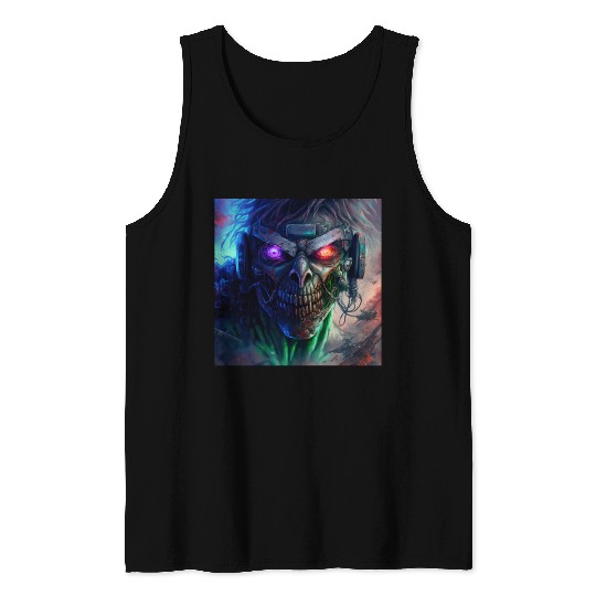 ZOMBIE IRON MAIDEN (version 12) Tank Tops