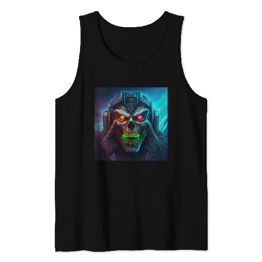ZOMBIE IRON MAIDEN (version 8) Tank Tops