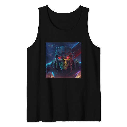 ZOMBIE IRON MAIDEN (version 11) Tank Tops