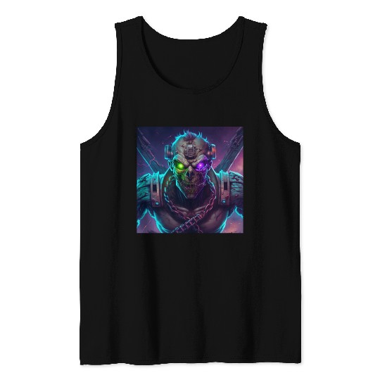 ZOMBIE IRON MAIDEN (Version 10) Tank Tops