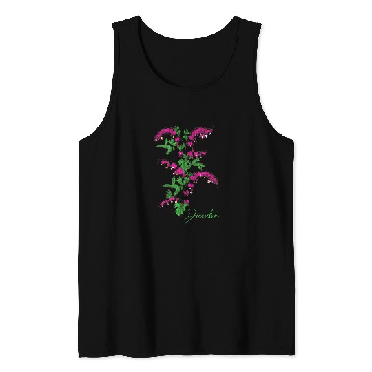Bleeding heart flower Dicentra Bleeding heart Tank Tops