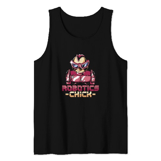 Robot Robotics Engineer Cool Tank Tops