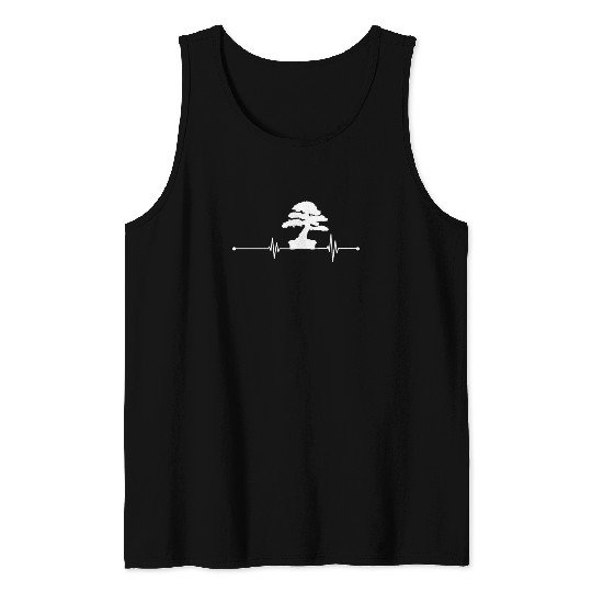 Bonsai Tree Heartbeat Tank Tops