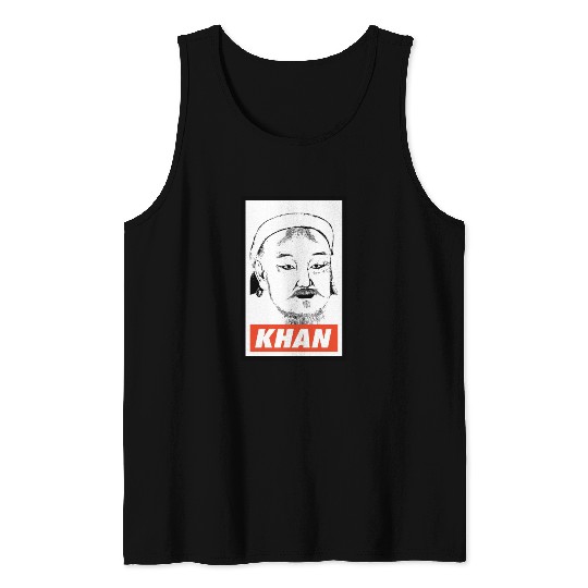 Genghis Khan Tank Tops