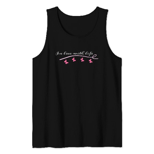 Butterfly in love with life Tank Tops