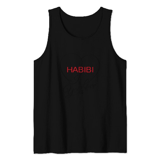 habibi i love you Tank Tops
