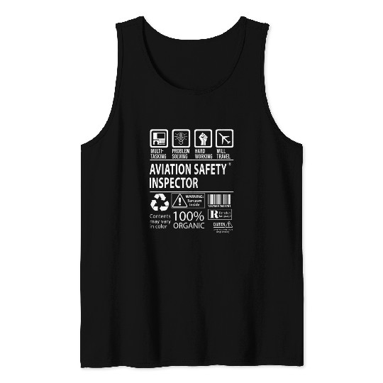 Aviation Safety Inspector Tank Tops - Multitasking J