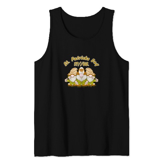 Happy St. Patrick's Day Leprechauns Tank Tops