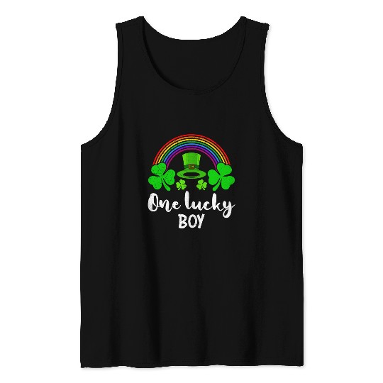 One Lucky Boy St Patrick's Day Tank Tops