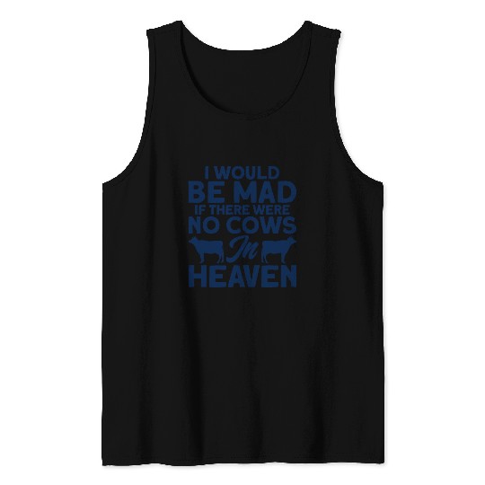 Farming Cow Dairy Gift Tank Tops