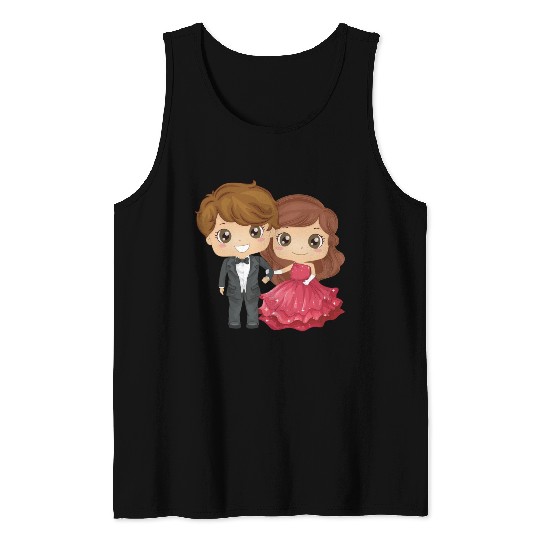 The groom and the bride Tank Tops
