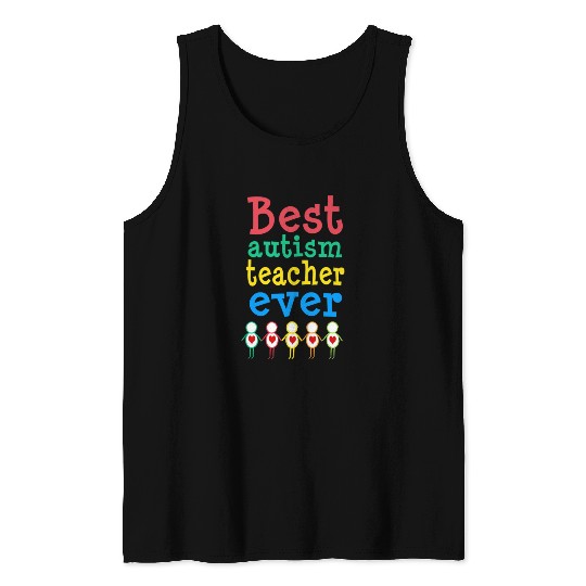 Autism Teacher Gift Tank Tops