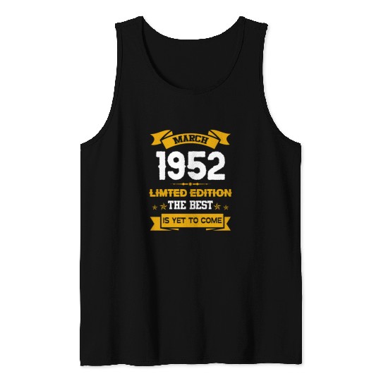 March 1952 Birthday Surprise Tank Tops